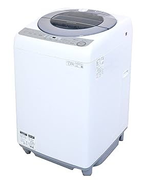 Amazon.co.jp: SHARP 8.0kg 全自動洗濯機 ES-GV8C-S シルバー 低